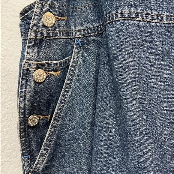 Disney Winnie the Pooh Denim Overall Short - Picture 7 of 17